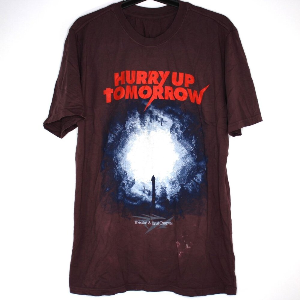 The Weeknd Mens Medium Hurry Up Tomorrow Movie Music Merch T-Shirt NEW N1362